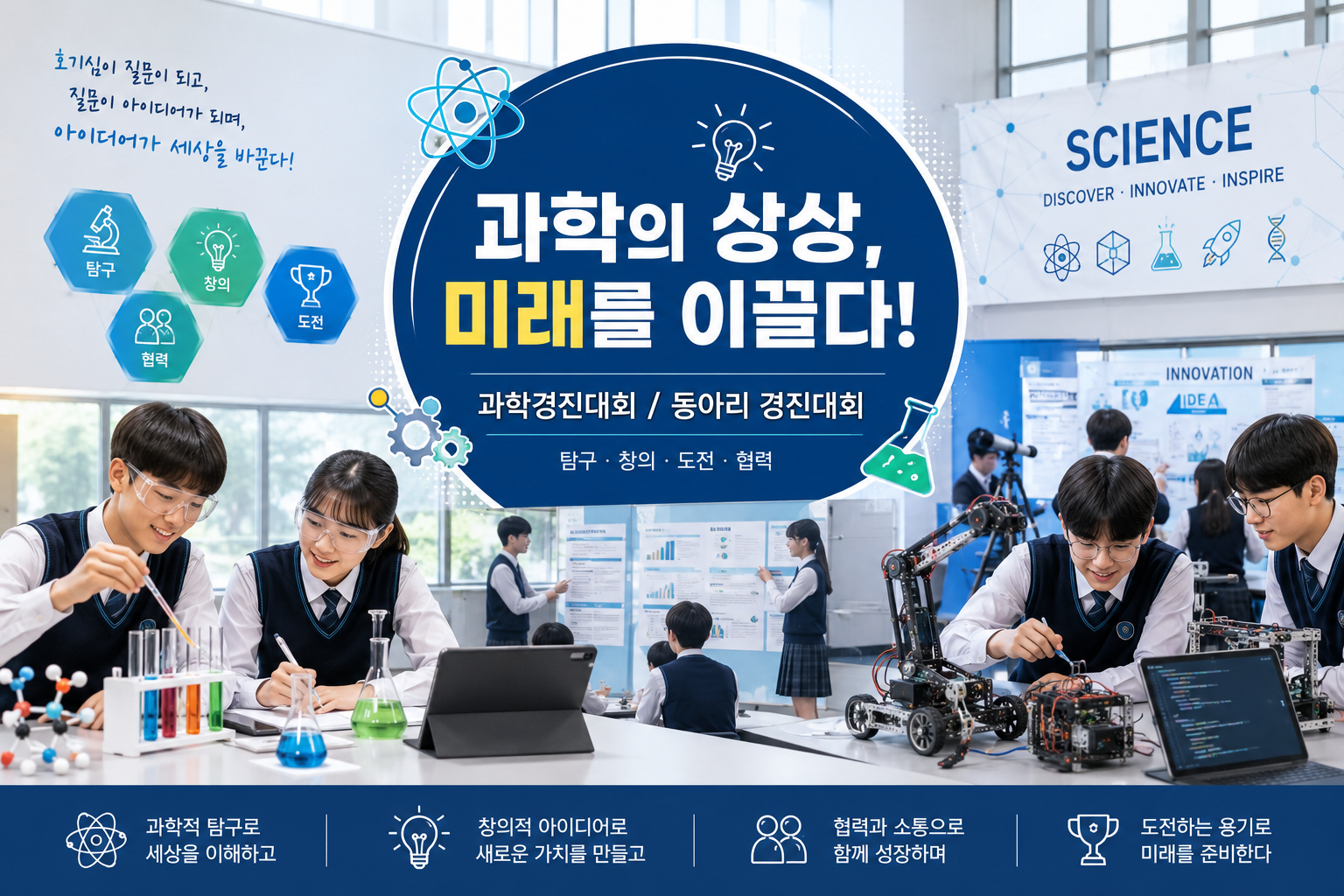 과학의 상상, 미래를 이끌다! 과학경진대회 / 동아리 경진대회