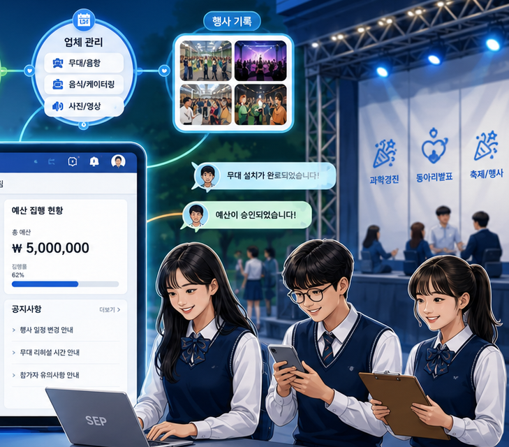 행사 집행 및 예산 관리